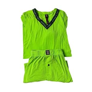 Savage X Fenty I Dare Hue Jersey Shirt & Boxers Unisex/Men's 3XL Kelly Green PJS